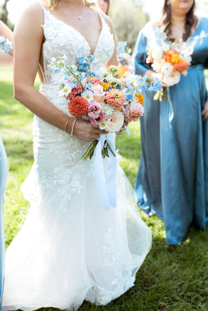 Elegant wedding details and couples portraits at Haseltine Estate, featuring soft pink tones and timeless romance
