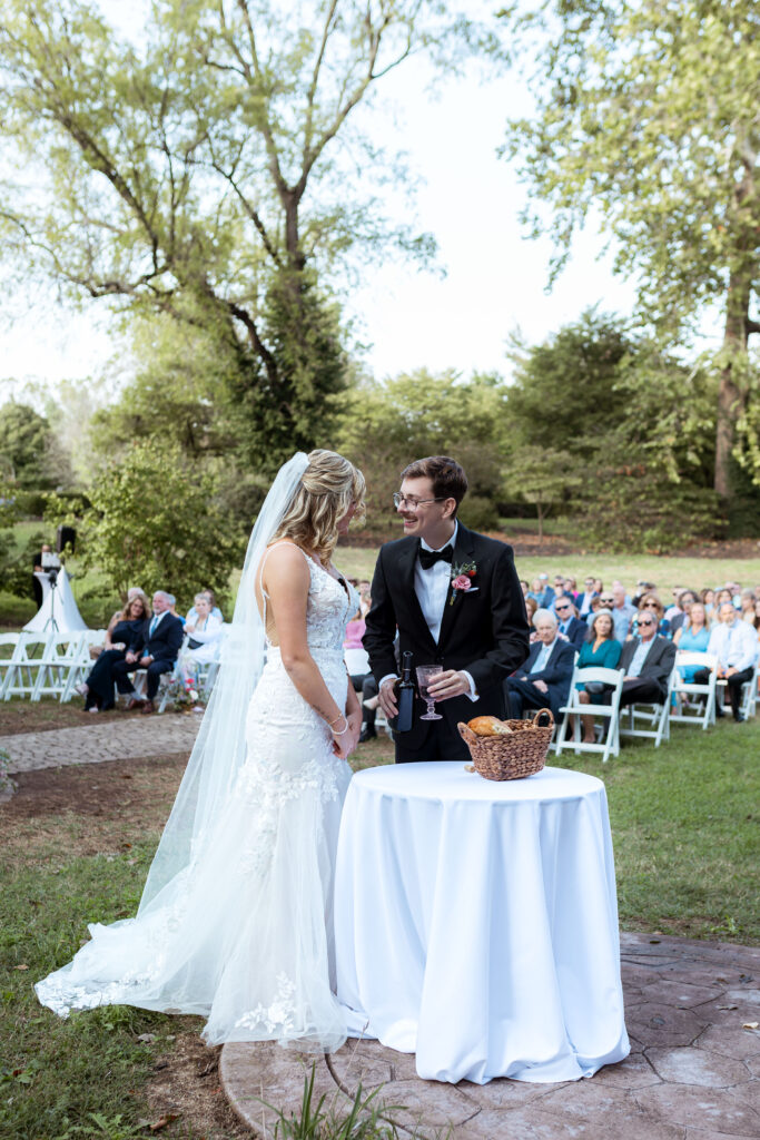 Elegant wedding details and couples portraits at Haseltine Estate, featuring soft pink tones and timeless romance