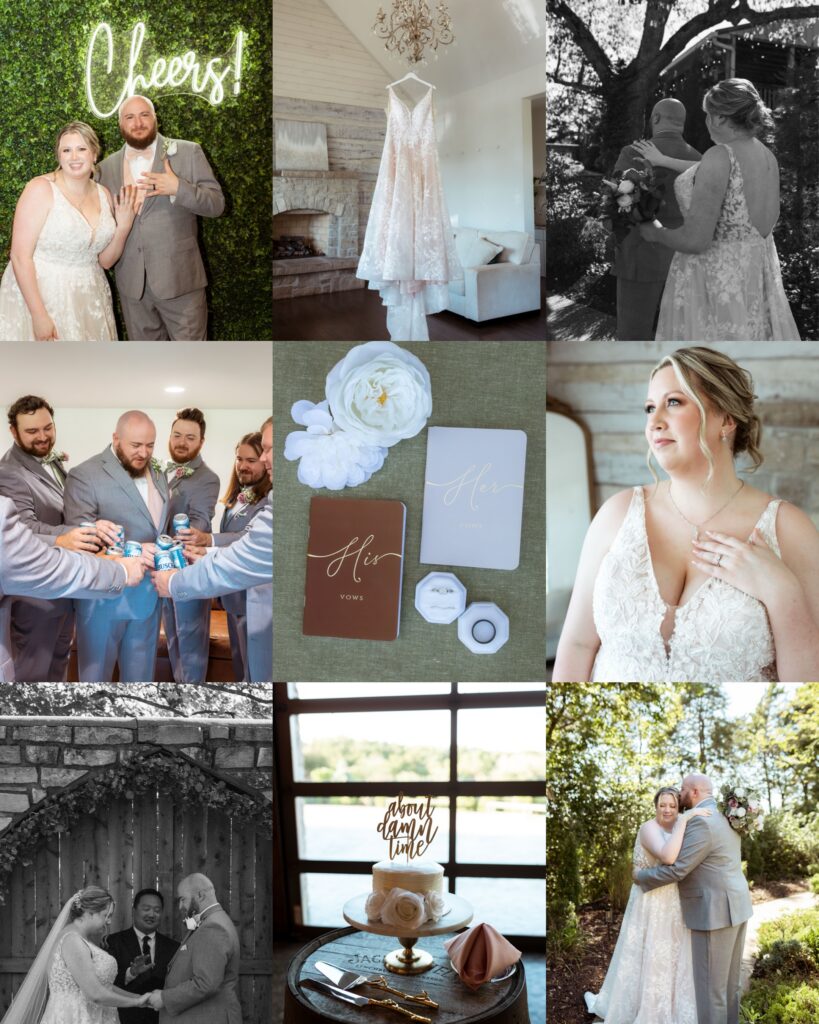 Missouri wedding photographer capturing different wedding days with unique emotions and storytelling moments in a documentary style