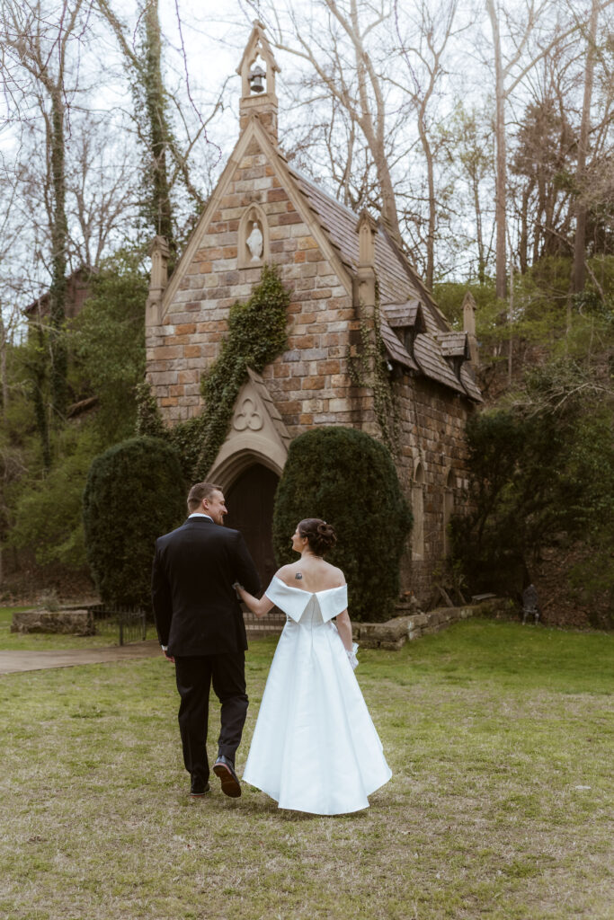 Vow renewal at St. Catherine’s at Bell Gable in Fayetteville Arkansas