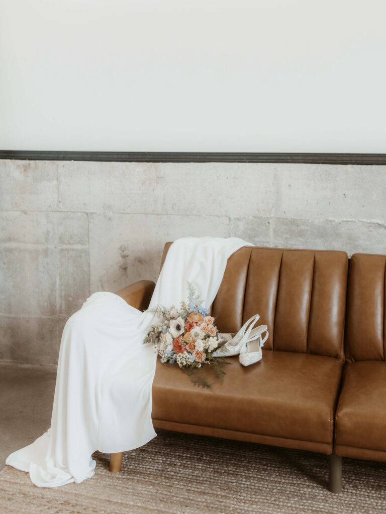 Industrial Grove wedding venue interior with natural light in Fair Grove Missouri
